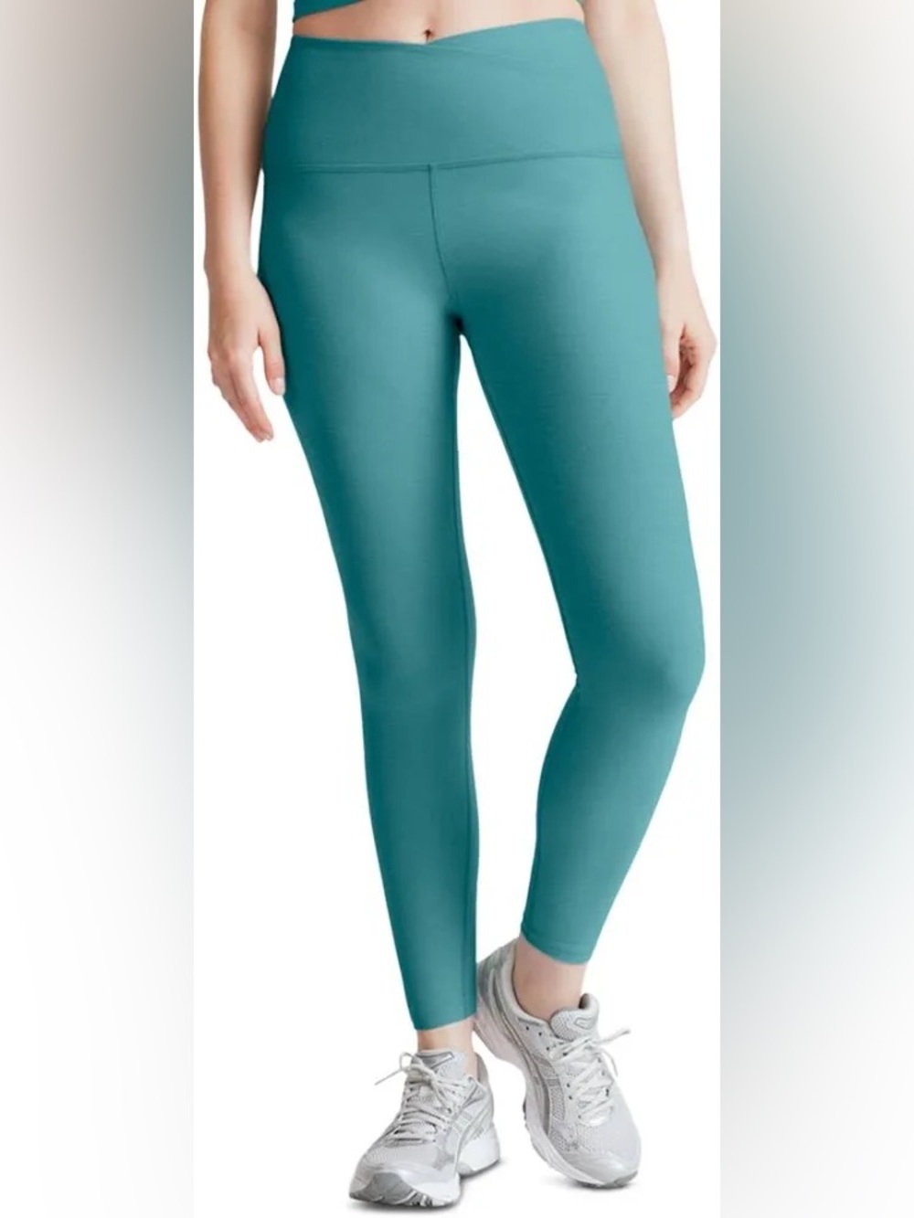 Beyond Yoga Spacedye Caught in the Midi High Waist Leggings - Deep Aqua